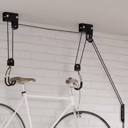 Le palan à vélo est idéal pour les caves et les garages pour le stockage peu encombrant des vélos, des vélos électriques, des ...
