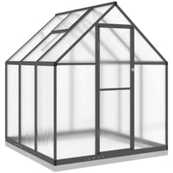 Vidaxl - Serre avec cadre de base anthracite 169x169x202 cm aluminium