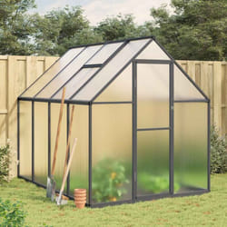 Vidaxl - Serre avec cadre de base anthracite 224x169x195 cm aluminium