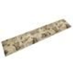 vidaXL Tapis de cuisine lavable imprimé café marron 60x300 cm velours