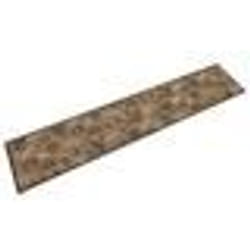 vidaXL Tapis de cuisine lavable imprimé Morning brun 60x300 cm velours