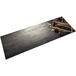Vidaxl - Tapis de cuisine lavable bouteille de vin 45x150 cm velours