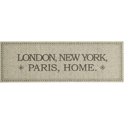 Vidaxl - Tapis de cuisine lavable imprimé Home capitales 60x180 cm