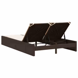 VidaXL 368629 chaise d'extérieur Linge Siège rembourré Polyuréthane, Acier Crème, Blanc - Vue supplémentaire 5
