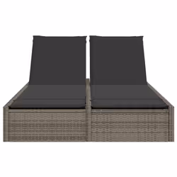 VidaXL 368630 chaise d'extérieur Linge Siège rembourré Polyuréthane, Acier Gris