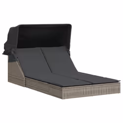 VidaXL 368639, Linge, Siège rembourré, Polyuréthane, Acier, Gris, 110 kg, 1080 mm