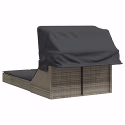 VidaXL 368639 chaise d'extérieur Linge Siège rembourré Polyuréthane, Acier Gris - Vue supplémentaire 5
