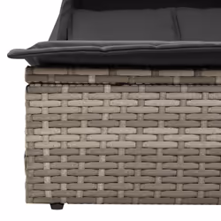 VidaXL 368639 chaise d'extérieur Linge Siège rembourré Polyuréthane, Acier Gris - Vue supplémentaire 7