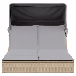 VidaXL 368640 chaise d'extérieur Linge Siège rembourré Polyuréthane, Acier Gris