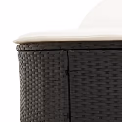 VidaXL 368646 chaise d'extérieur Linge Siège rembourré Polyuréthane, Acier Crème, Blanc - Vue supplémentaire 7
