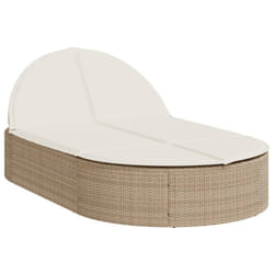 VidaXL 368649 chaise d'extérieur Linge Siège rembourré Polyuréthane, Acier Gris