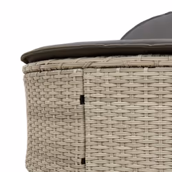 VidaXL 368651 chaise d'extérieur Linge Siège rembourré Polyuréthane, Acier Gris - Vue supplémentaire 7