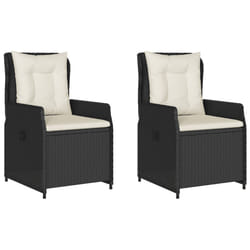 VidaXL 368652 chaise d'extérieur Terrace Siège rembourré Polyuréthane, Acier Crème, Blanc