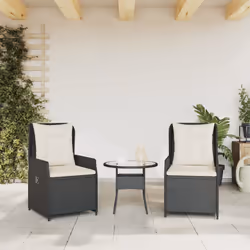 VidaXL 368652 chaise d'extérieur Terrace Siège rembourré Polyuréthane, Acier Crème, Blanc