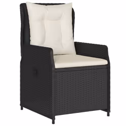 VidaXL 368652 chaise d'extérieur Terrace Siège rembourré Polyuréthane, Acier Crème, Blanc - Vue supplémentaire 4