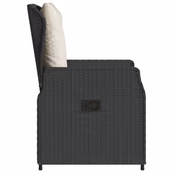 VidaXL 368652 chaise d'extérieur Terrace Siège rembourré Polyuréthane, Acier Crème, Blanc - Vue supplémentaire 6