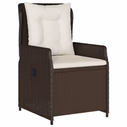 VidaXL 368653 chaise d'extérieur Terrace Siège rembourré Polyuréthane, Acier Crème, Blanc - Vue supplémentaire 4