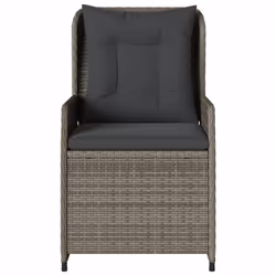 VidaXL 368654 chaise d'extérieur Terrace Siège rembourré Polyuréthane, Acier Gris - Vue supplémentaire 5