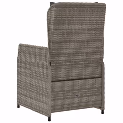VidaXL 368654 chaise d'extérieur Terrace Siège rembourré Polyuréthane, Acier Gris - Vue supplémentaire 7