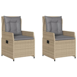 VidaXL 368655 chaise d'extérieur Terrace Siège rembourré Polyuréthane, Acier Gris