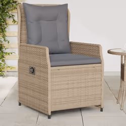 VidaXL 368655 chaise d'extérieur Terrace Siège rembourré Polyuréthane, Acier Gris