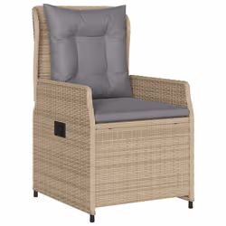 VidaXL 368655 chaise d'extérieur Terrace Siège rembourré Polyuréthane, Acier Gris - Vue supplémentaire 4