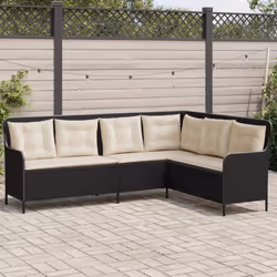 Ce canapé de jardin en forme de L est le complément parfait de votre jardin, terrasse ou patio, offrant un espace confortable ...