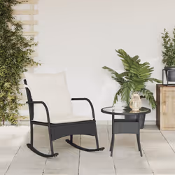 VidaXL 369018 chaise d'extérieur Terrace Siège rembourré Polyuréthane, Acier Crème, Blanc