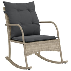 VidaXL 369023 chaise d'extérieur Terrace Siège rembourré Polyuréthane, Acier Gris