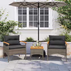 VidaXL 368405 ensemble de meubles de jardin