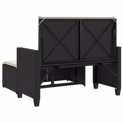 VidaXL 368407 banc de jardin Rotin, Acier - Vue supplémentaire 6