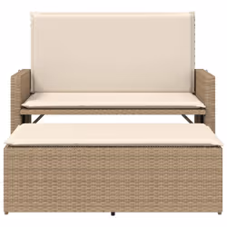VidaXL 368411 banc de jardin Rotin, Acier - Vue supplémentaire 4