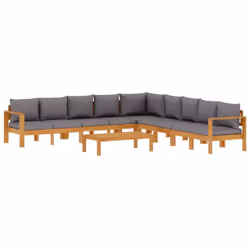 Cet ensemble de canapés de jardin est le complément parfait de votre arrière-cour, terrasse ou patio, offrant un espace confo ...