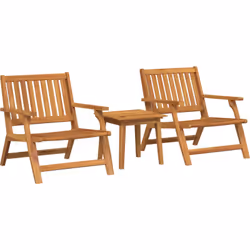 Cet ensemble de chaises de jardin est un vrai must avec son mélange de style et de pratique. Il a deux chaises relax avec acc ...