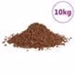 vidaXL Roches volcaniques 10 kg rouge 5-8 mm
