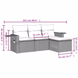 VidaXL 3220071 ensemble de meubles de jardin - Vue supplémentaire 8
