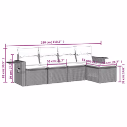 VidaXL 3220091 ensemble de meubles de jardin - Vue supplémentaire 8