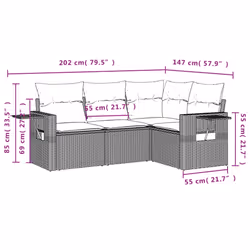 VidaXL 3220107 ensemble de meubles de jardin - Vue supplémentaire 8