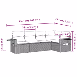 VidaXL 3220141 ensemble de meubles de jardin - Vue supplémentaire 8