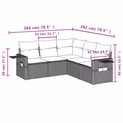 VidaXL 3220159 ensemble de meubles de jardin - Vue supplémentaire 8