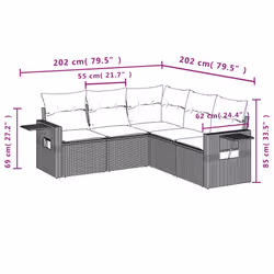VidaXL 3220161 ensemble de meubles de jardin - Vue supplémentaire 8