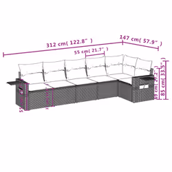 VidaXL 3220192 ensemble de meubles de jardin - Vue supplémentaire 8
