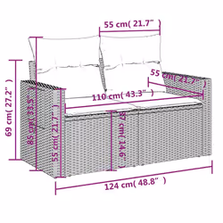 VidaXL 3220411 ensemble de meubles de jardin - Vue supplémentaire 8