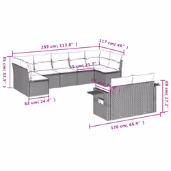 VidaXL 3220625 ensemble de meubles de jardin - Vue supplémentaire 8