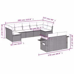 VidaXL 3220628 ensemble de meubles de jardin - Vue supplémentaire 8