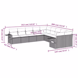 VidaXL 3220705 ensemble de meubles de jardin - Vue supplémentaire 7