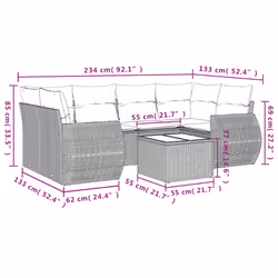 VidaXL 3221121 ensemble de meubles de jardin - Vue supplémentaire 8