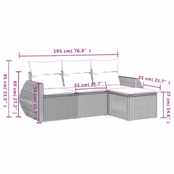 VidaXL 3221267 ensemble de meubles de jardin - Vue supplémentaire 7