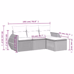 VidaXL 3221271 ensemble de meubles de jardin - Vue supplémentaire 7