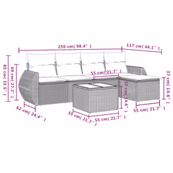 VidaXL 3221285 ensemble de meubles de jardin - Vue supplémentaire 8